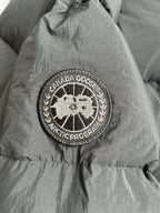 Black and White Puffer Jacket - Men's