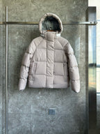 Light Pink and White Puffer Jacket - Men's