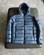 Black and White Puffer Jacket - Men's
