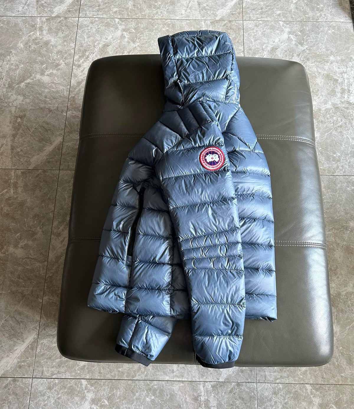Black and White Puffer Jacket - Men's