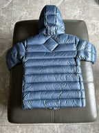 Black and White Puffer Jacket - Men's