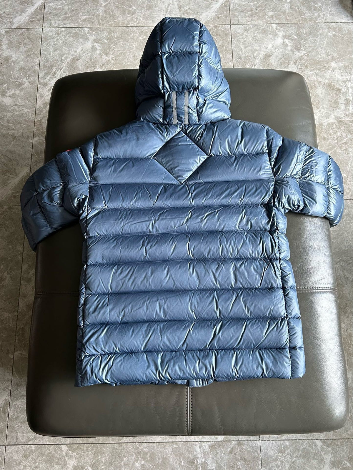 Black and White Puffer Jacket - Men's