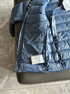 Black and White Puffer Jacket - Men's