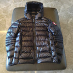 Black and White Puffer Jacket - Men's