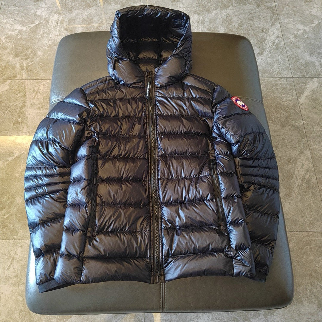 Black and White Puffer Jacket - Men's
