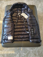 Black and White Puffer Jacket - Men's