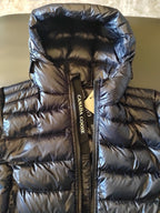 Black and White Puffer Jacket - Men's