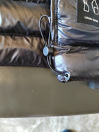 Black and White Puffer Jacket - Men's