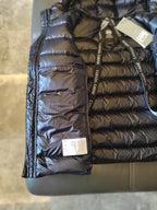 Black and White Puffer Jacket - Men's