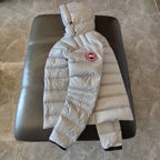 Black and White Puffer Jacket - Men's