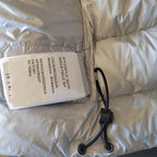 Black and White Puffer Jacket - Men's