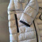 Black and White Puffer Jacket - Men's