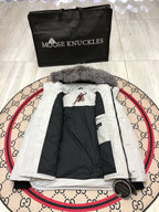 Black and White Parka - Men's