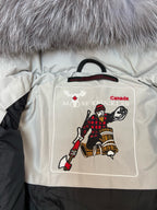 Black and White Parka - Men's