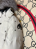 Black and White Parka - Men's