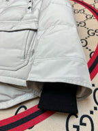 Black and White Parka - Men's