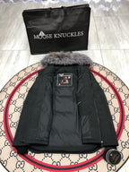 Black and White Parka - Men's