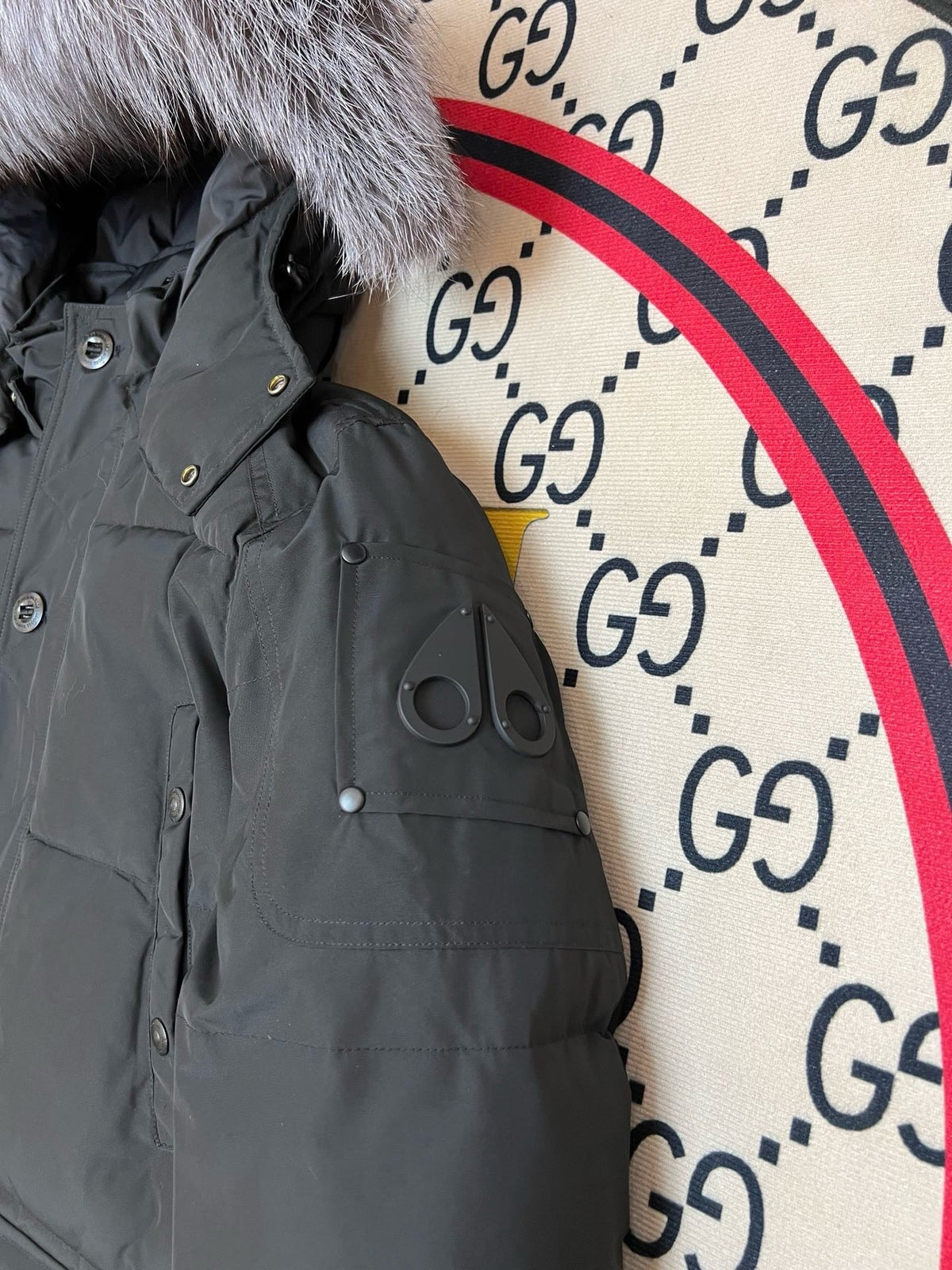 Black and White Parka - Men's