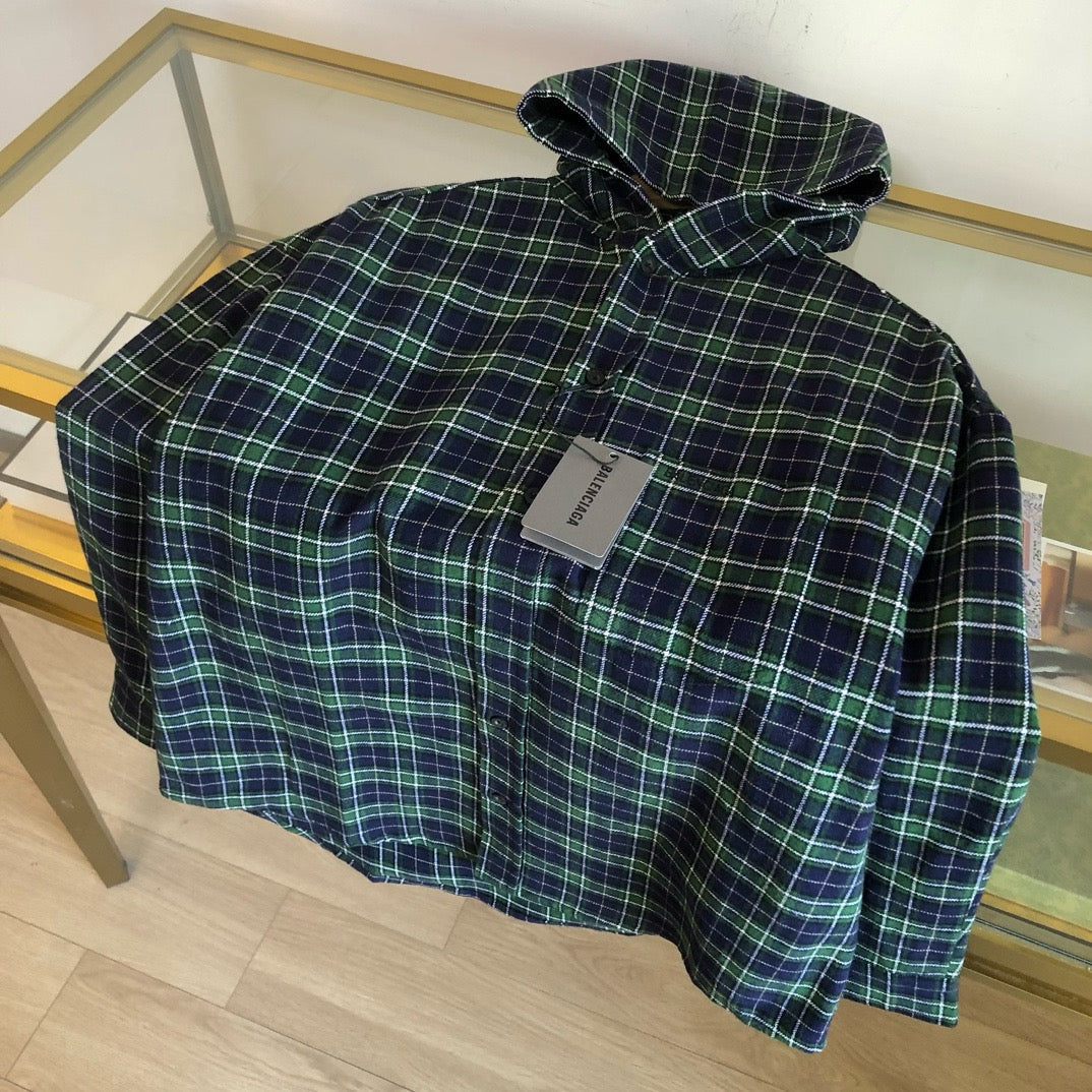 Tartan Hooded Jacket - Men's