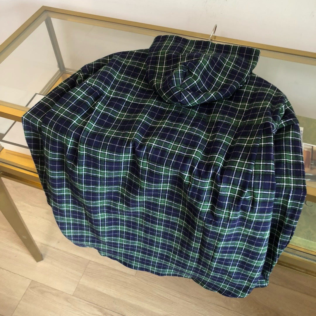 Tartan Hooded Jacket - Men's