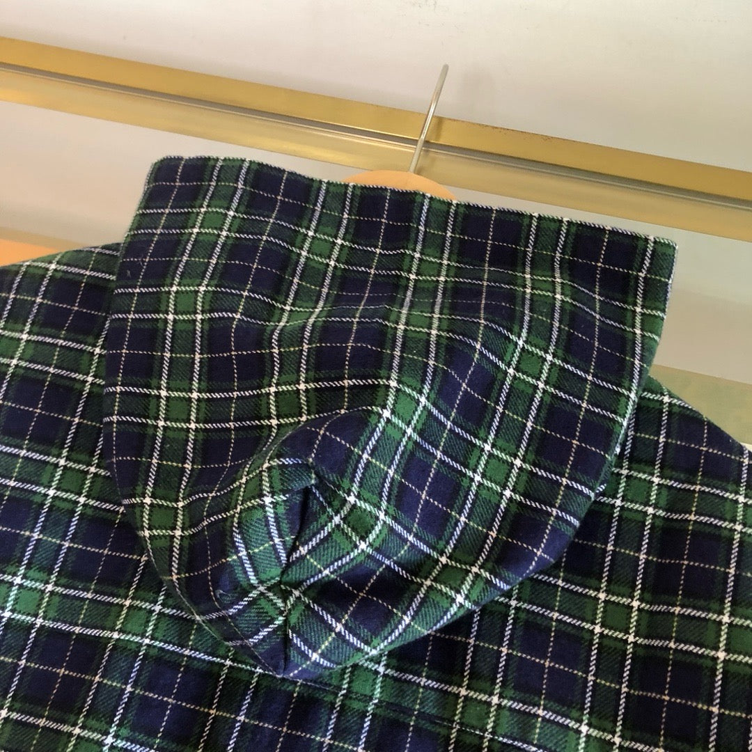 Tartan Hooded Jacket - Men's