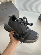 Grey and Blue Sneakers