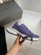 Grey and Blue Sneakers