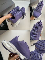 Grey and Blue Sneakers