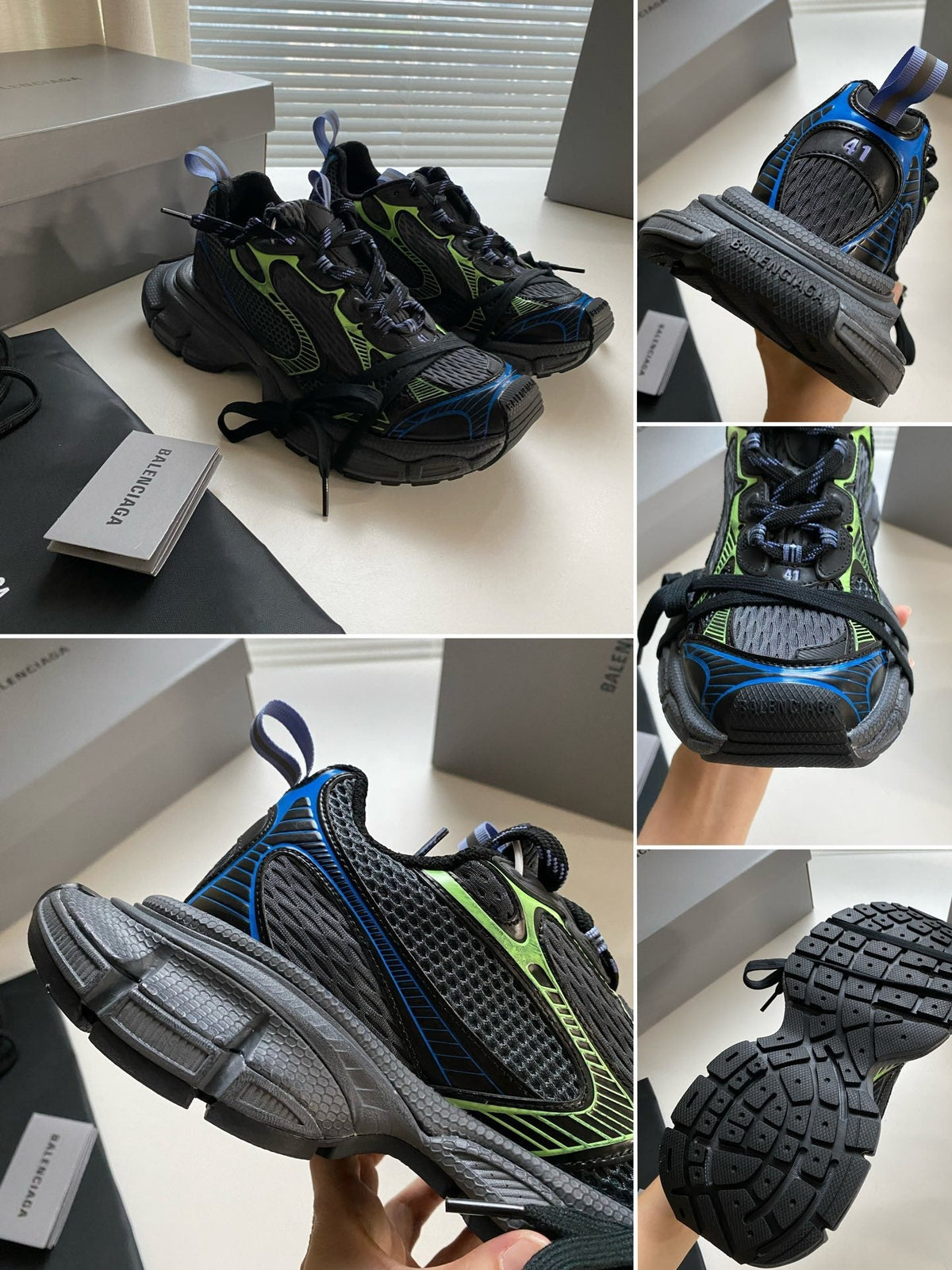 Black and Grey Sneakers