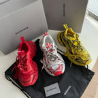 Caged Panel Runner Yellow Sneakers
