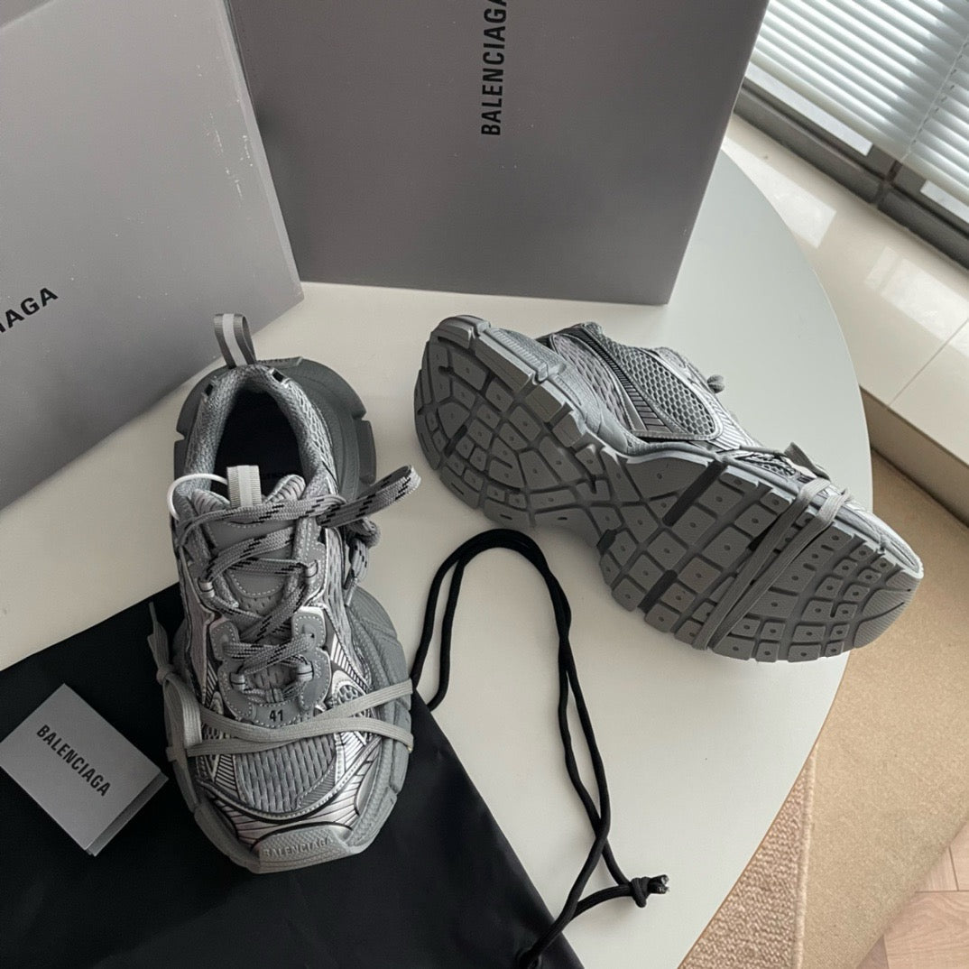 Black and Grey Sneakers