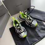 Caged Panel Runner Orange Sneakers