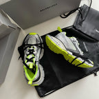 Caged Panel Runner Orange Sneakers
