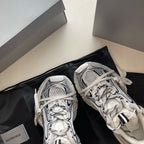 Caged Panel Runner Beige Sneakers