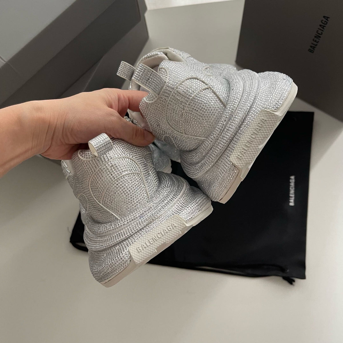 Black and White Sneakers