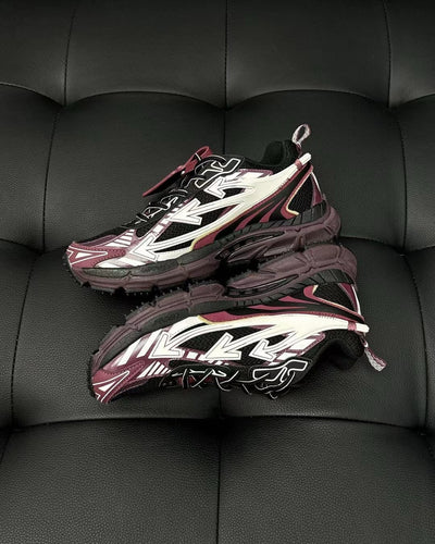 Black Mesh Graphic Chunky - Men's