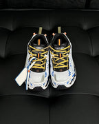 White Mesh Graphic Chunky - Men's