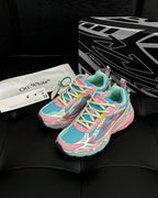 White Mesh Graphic Chunky - Men's