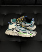 White Mesh Graphic Chunky - Men's
