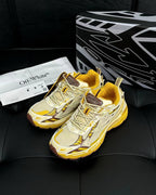 White Mesh Graphic Chunky - Men's