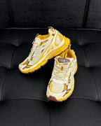 White Mesh Graphic Chunky - Men's