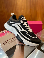 Black Leather Tonal Chunky - Men's