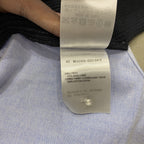 Black Cotton Contrast Hem Pullover - Men's