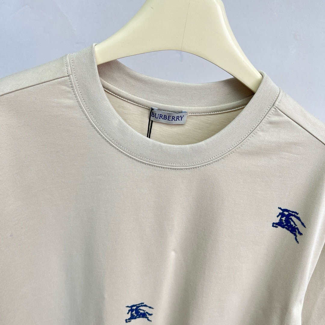 Cream Cotton Allover Print Long-Sleeve - Men's
