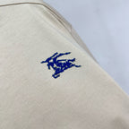 Cream Cotton Allover Print Long-Sleeve - Men's