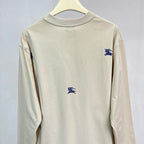 Cream Cotton Allover Print Long-Sleeve - Men's