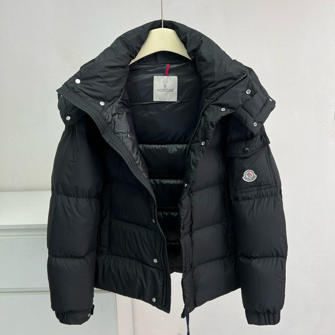 Black Puffer Jacket - Men's