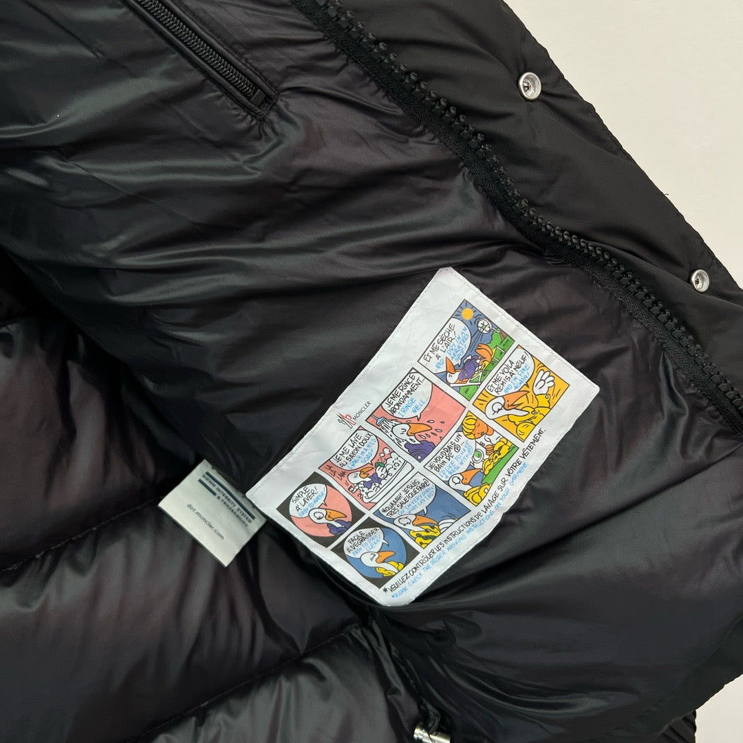 Black Puffer Jacket - Men's