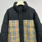 Check Panel Puffer Jacket - Men's