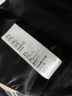 Black Wool Shoulder Panel Varsity - Men's